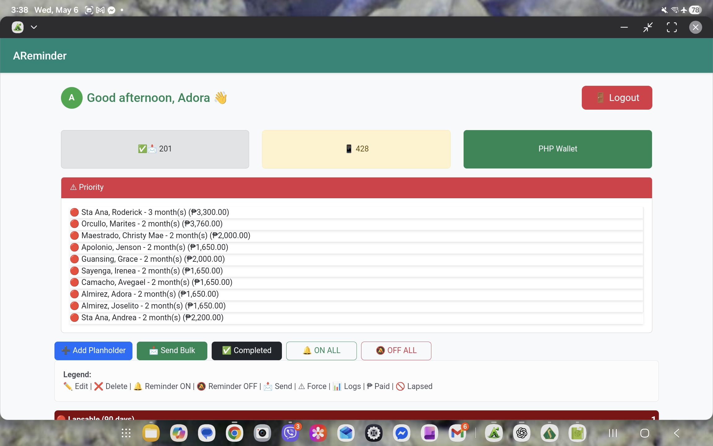 Dashboard